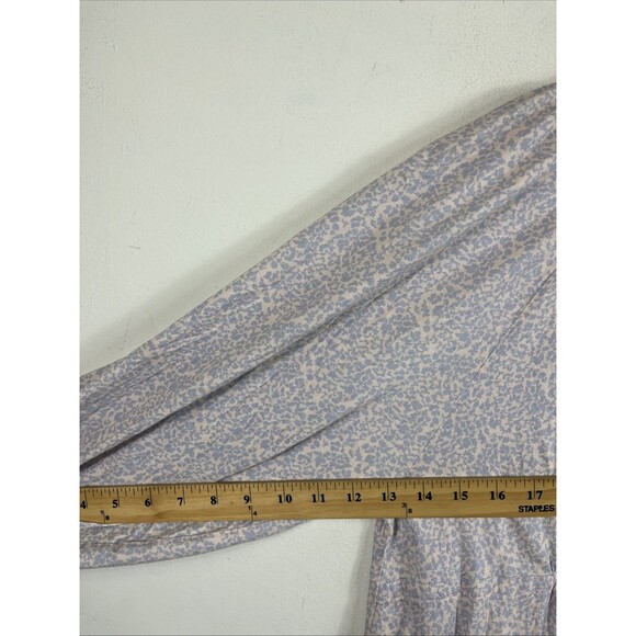 HATCH Henley Balloon Sleeve Midi Dress Floral Print Size 1 - Picture 7 of 7